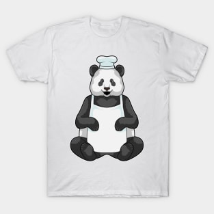 Panda as Chef with Cooking hat T-Shirt